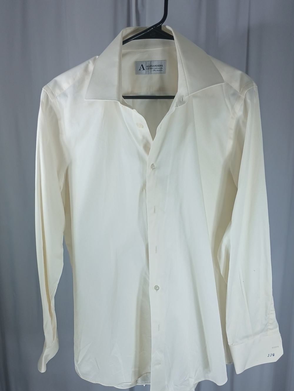 Classic Men's Cream Dress Shirt